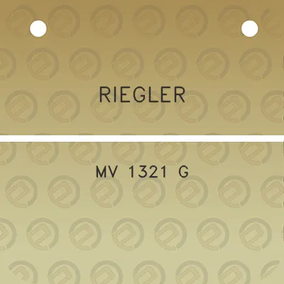 riegler-mv-1321-g