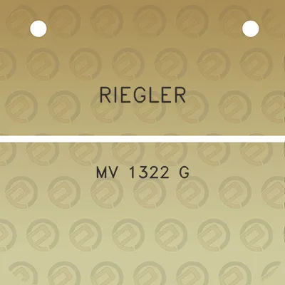 riegler-mv-1322-g