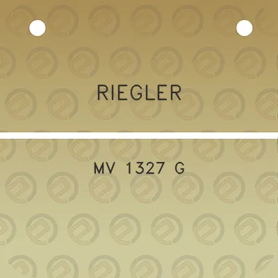 riegler-mv-1327-g