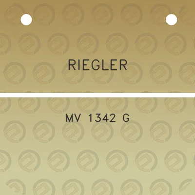 riegler-mv-1342-g