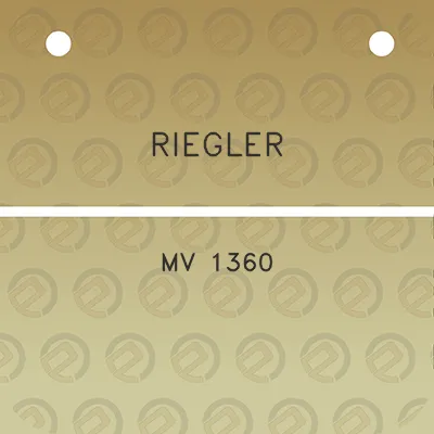 riegler-mv-1360