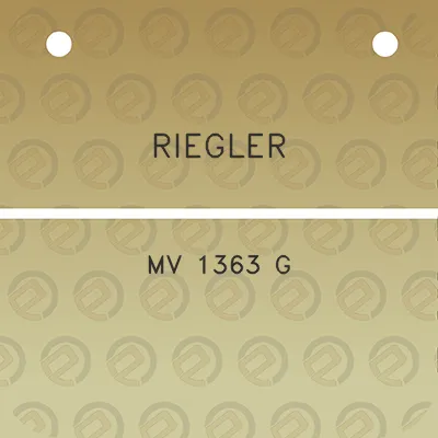 riegler-mv-1363-g