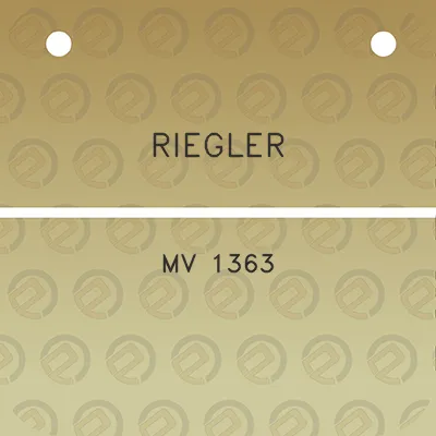 riegler-mv-1363