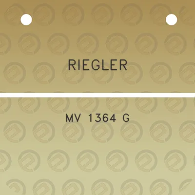 riegler-mv-1364-g