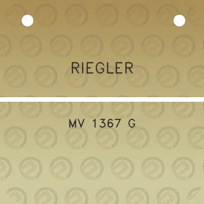 riegler-mv-1367-g