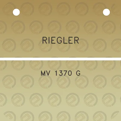 riegler-mv-1370-g