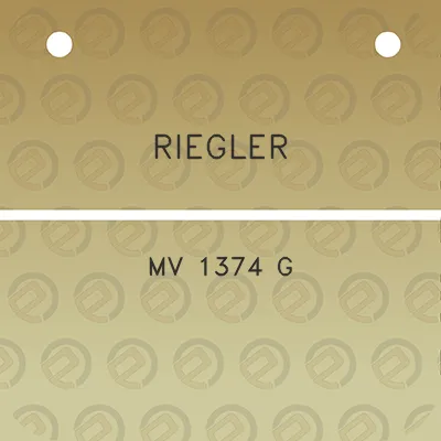 riegler-mv-1374-g