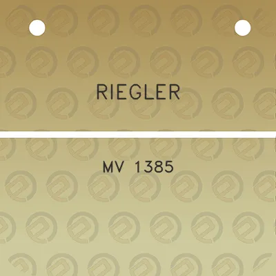 riegler-mv-1385