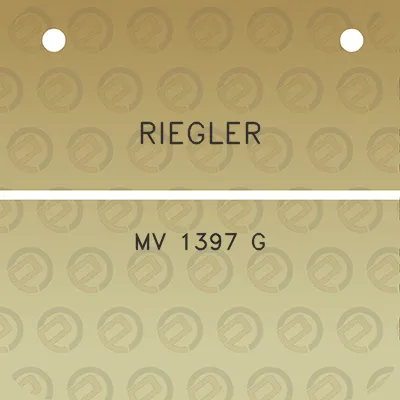 riegler-mv-1397-g