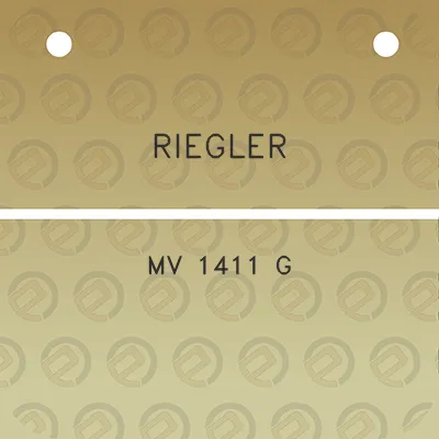 riegler-mv-1411-g