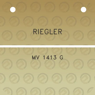 riegler-mv-1413-g