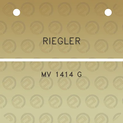 riegler-mv-1414-g