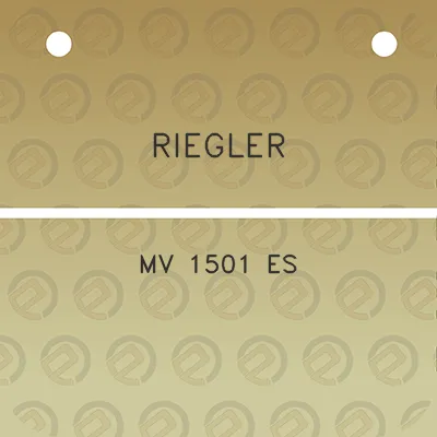 riegler-mv-1501-es