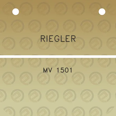 riegler-mv-1501