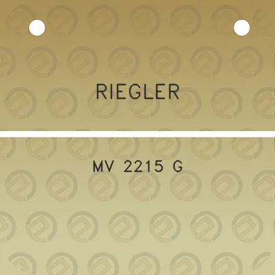 riegler-mv-2215-g