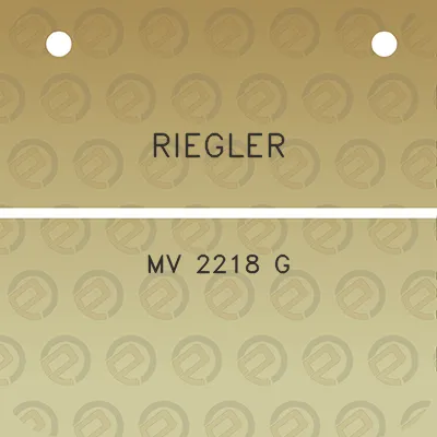 riegler-mv-2218-g