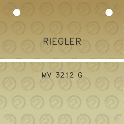 riegler-mv-3212-g