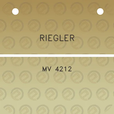 riegler-mv-4212