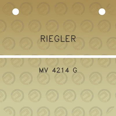 riegler-mv-4214-g