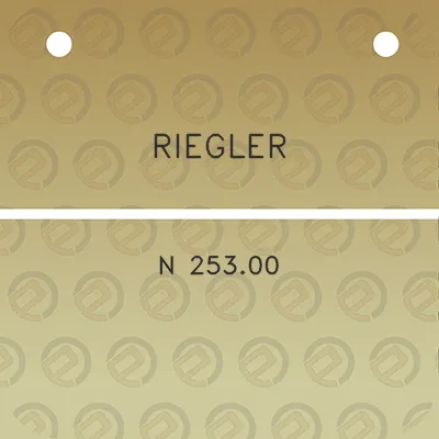 riegler-n-25300