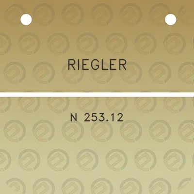 riegler-n-25312