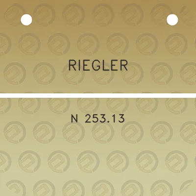 riegler-n-25313