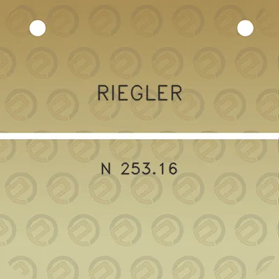 riegler-n-25316