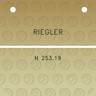 riegler-n-25319