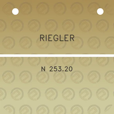 riegler-n-25320