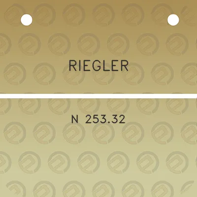 riegler-n-25332