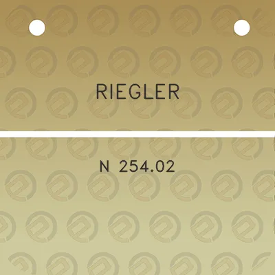 riegler-n-25402