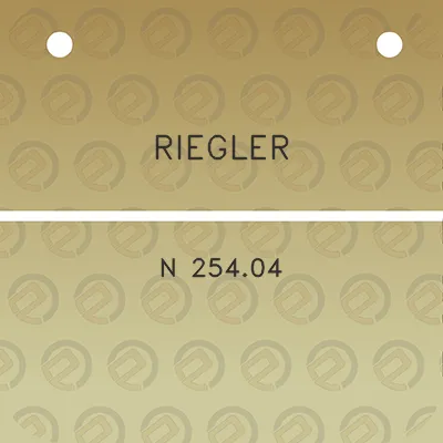 riegler-n-25404