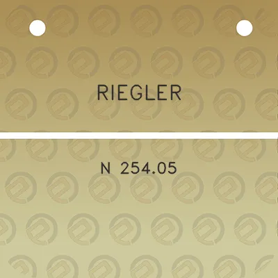 riegler-n-25405