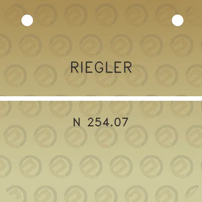 riegler-n-25407