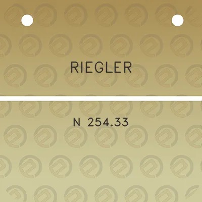 riegler-n-25433