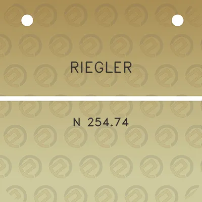 riegler-n-25474