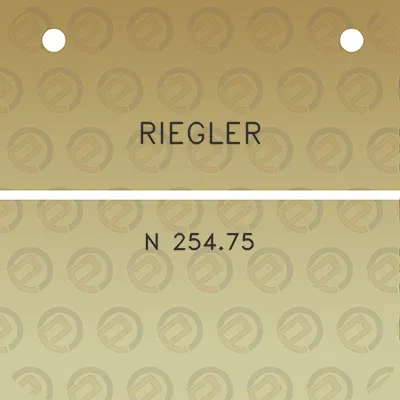 riegler-n-25475