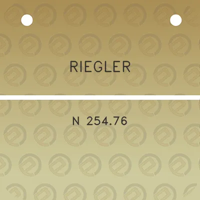 riegler-n-25476