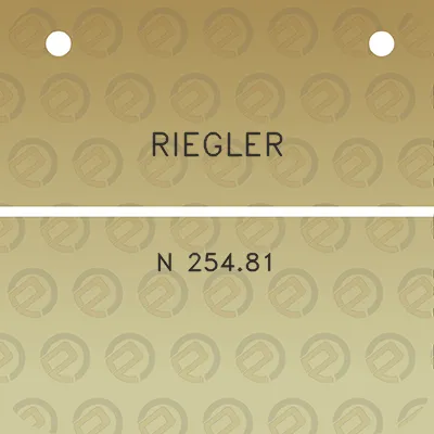 riegler-n-25481