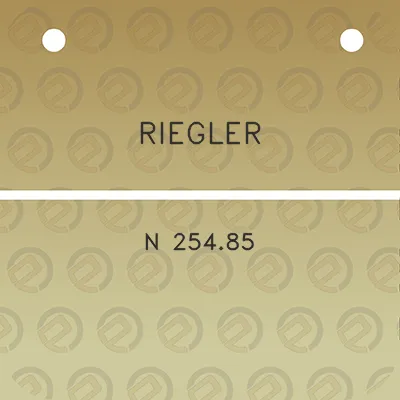 riegler-n-25485