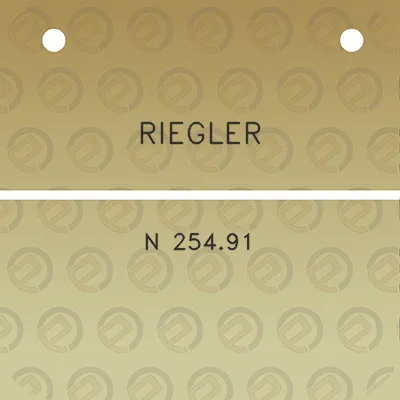 riegler-n-25491