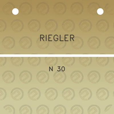 riegler-n-30