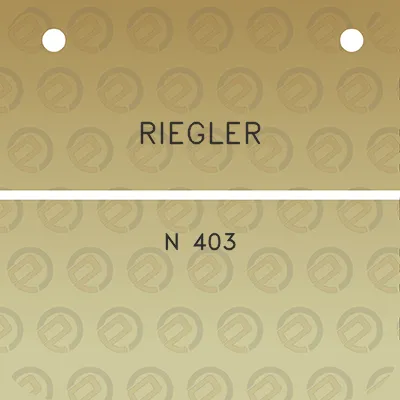 riegler-n-403