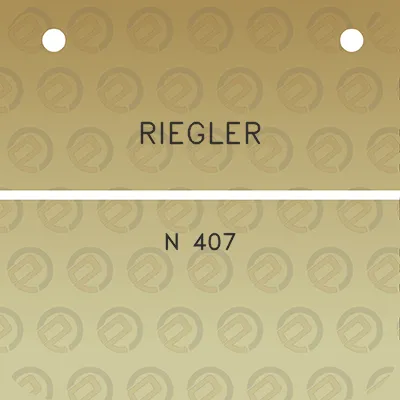 riegler-n-407