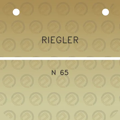 riegler-n-65