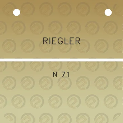 riegler-n-71