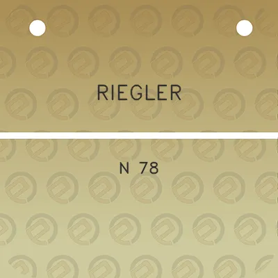 riegler-n-78