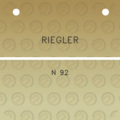 riegler-n-92