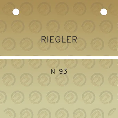 riegler-n-93