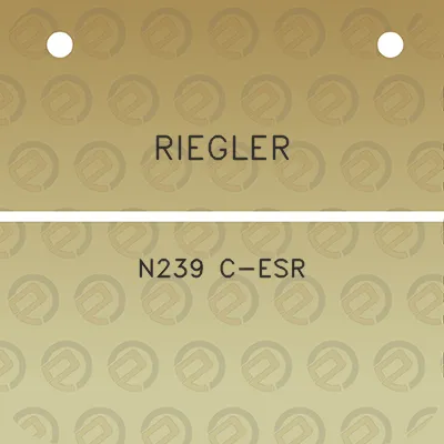 riegler-n239-c-esr